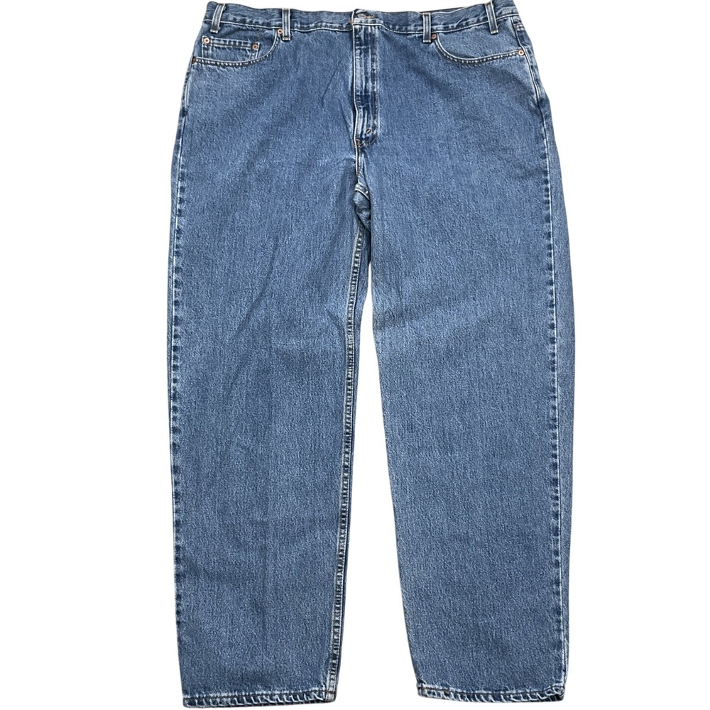 Levi's 550 Jeans Men 46W 33L ACT 42W Blue Relaxed USA Cotton Denim High Rise VTG